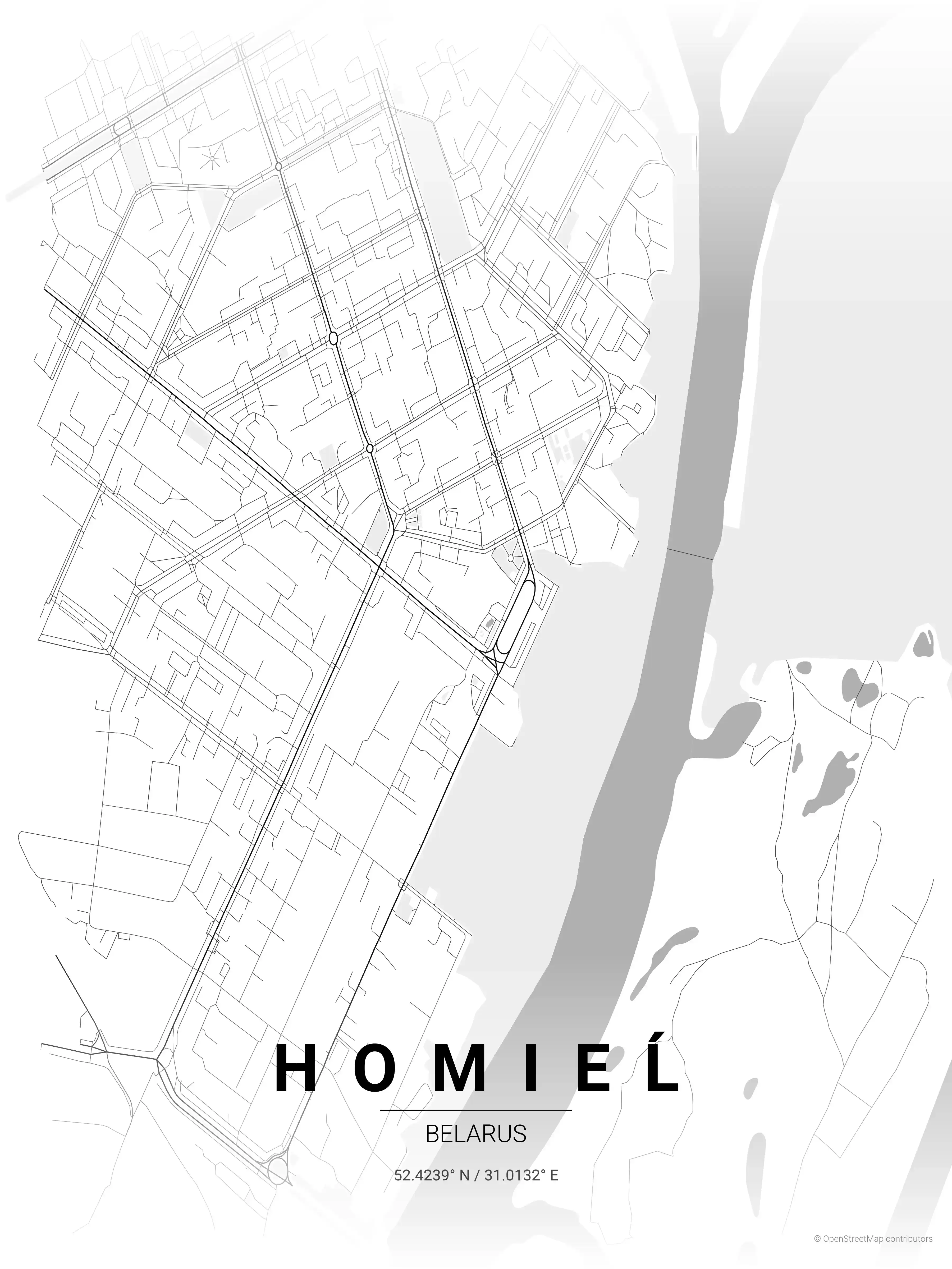 Homieĺ contrast zones map