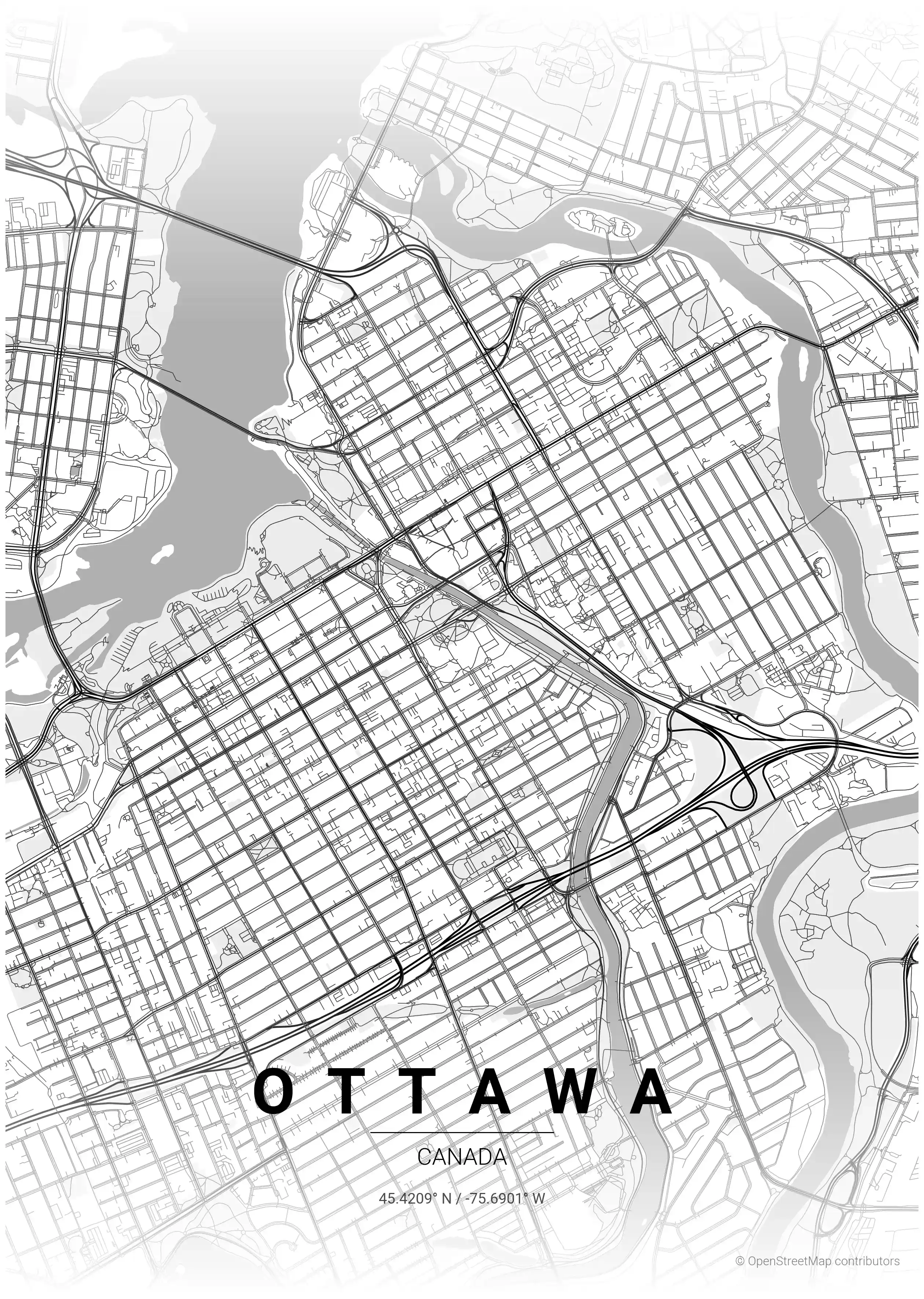 Ottawa contrast zones map