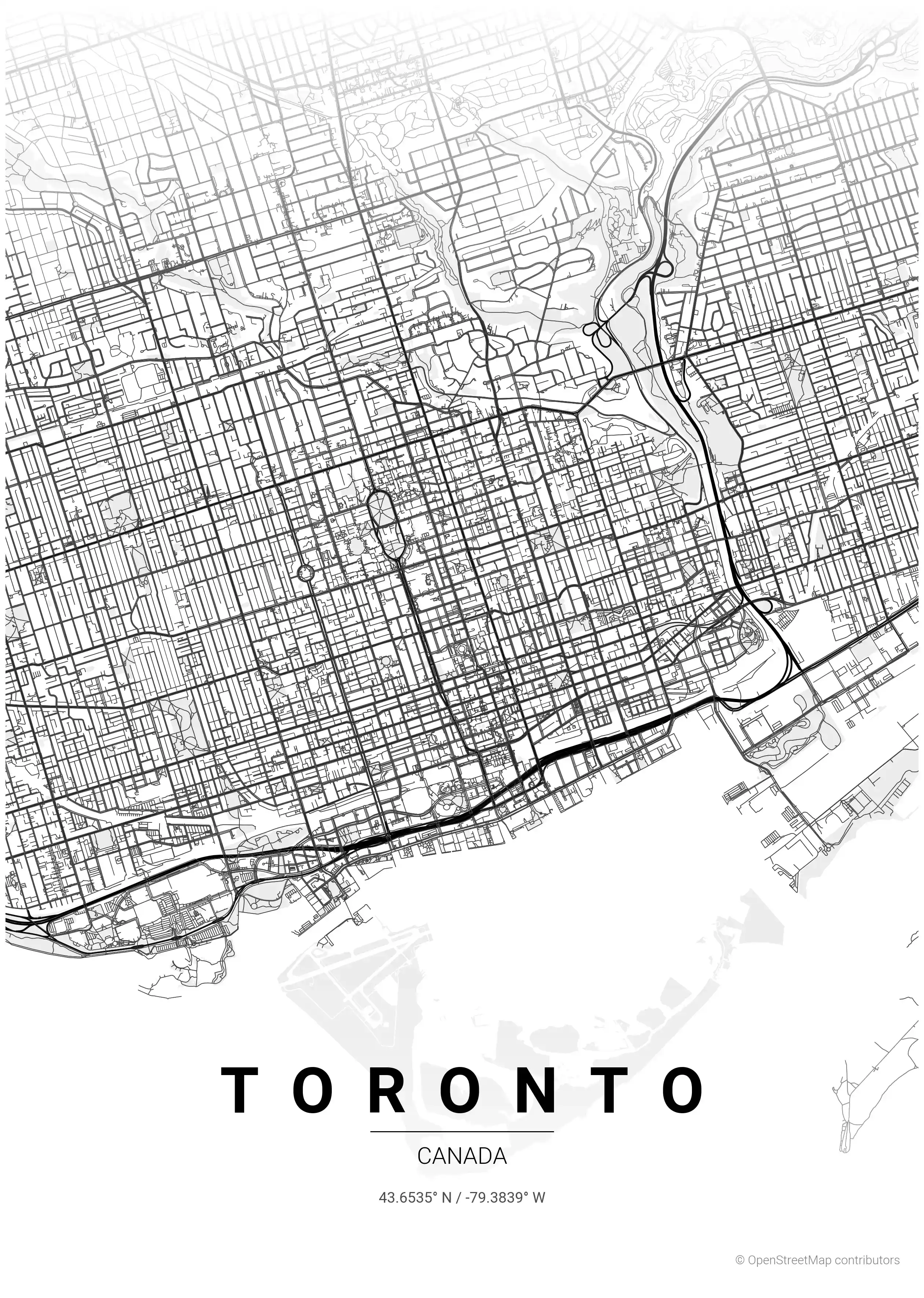Toronto contrast zones map