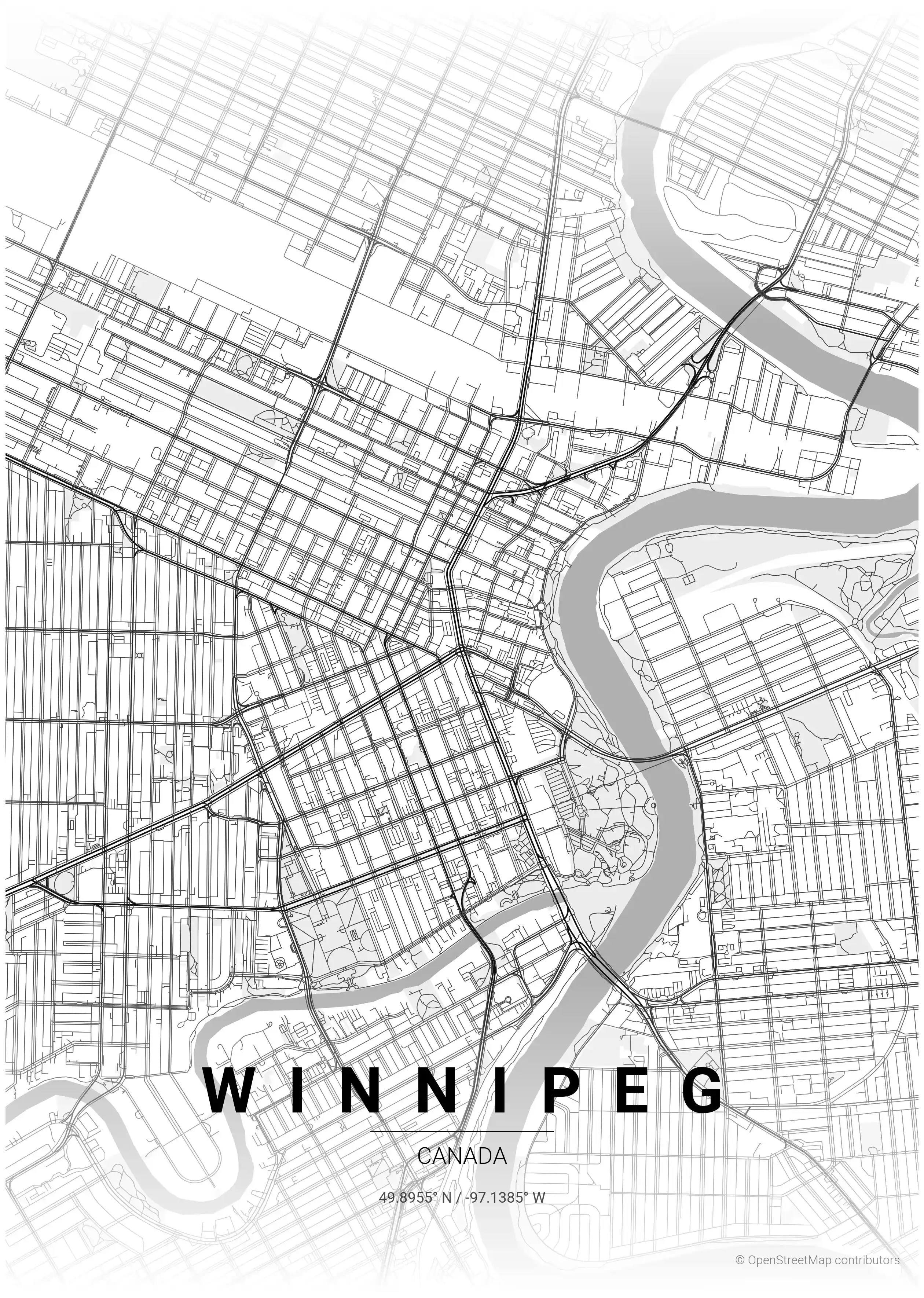 Winnipeg contrast zones map