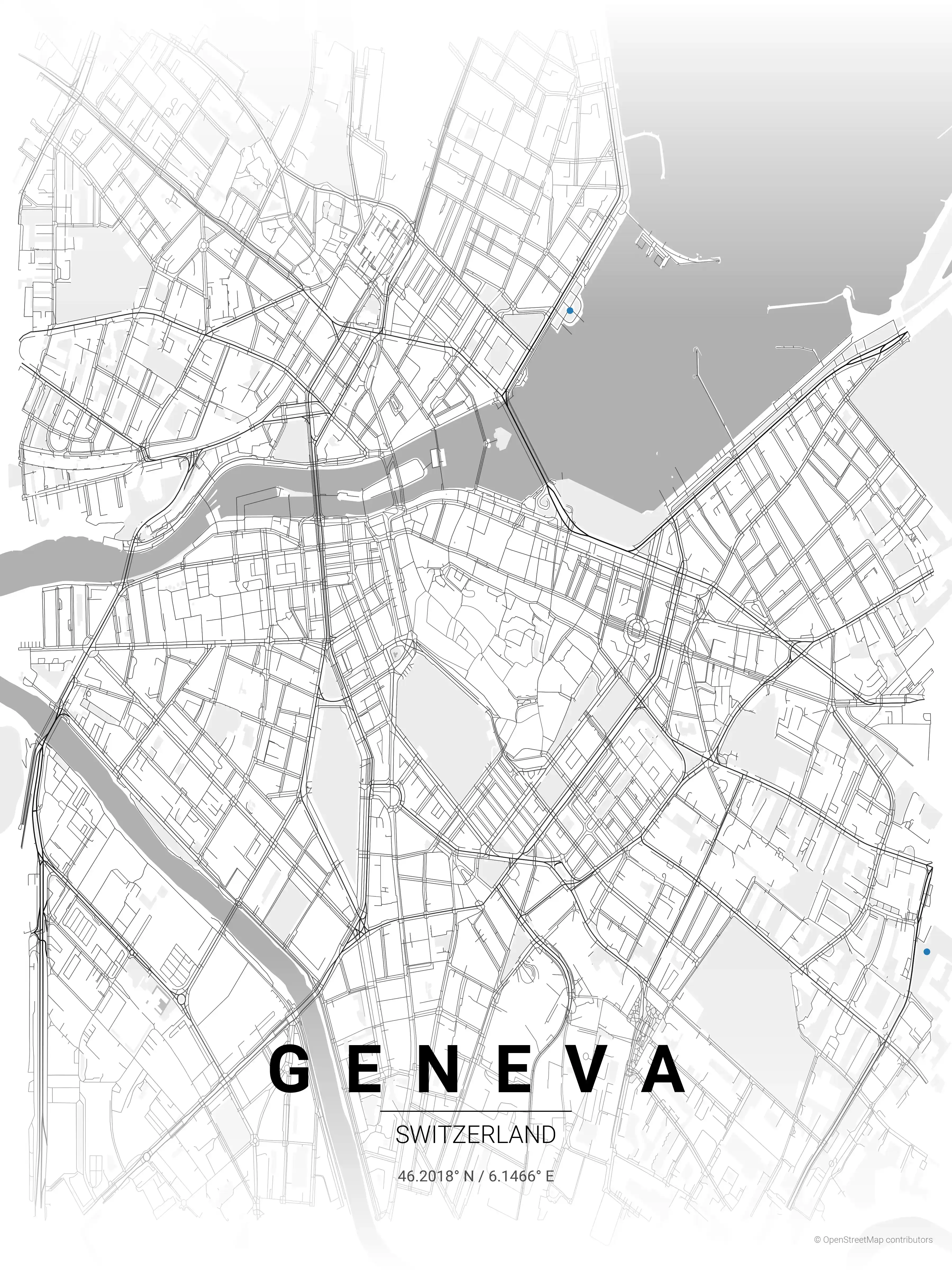 Geneva contrast zones map