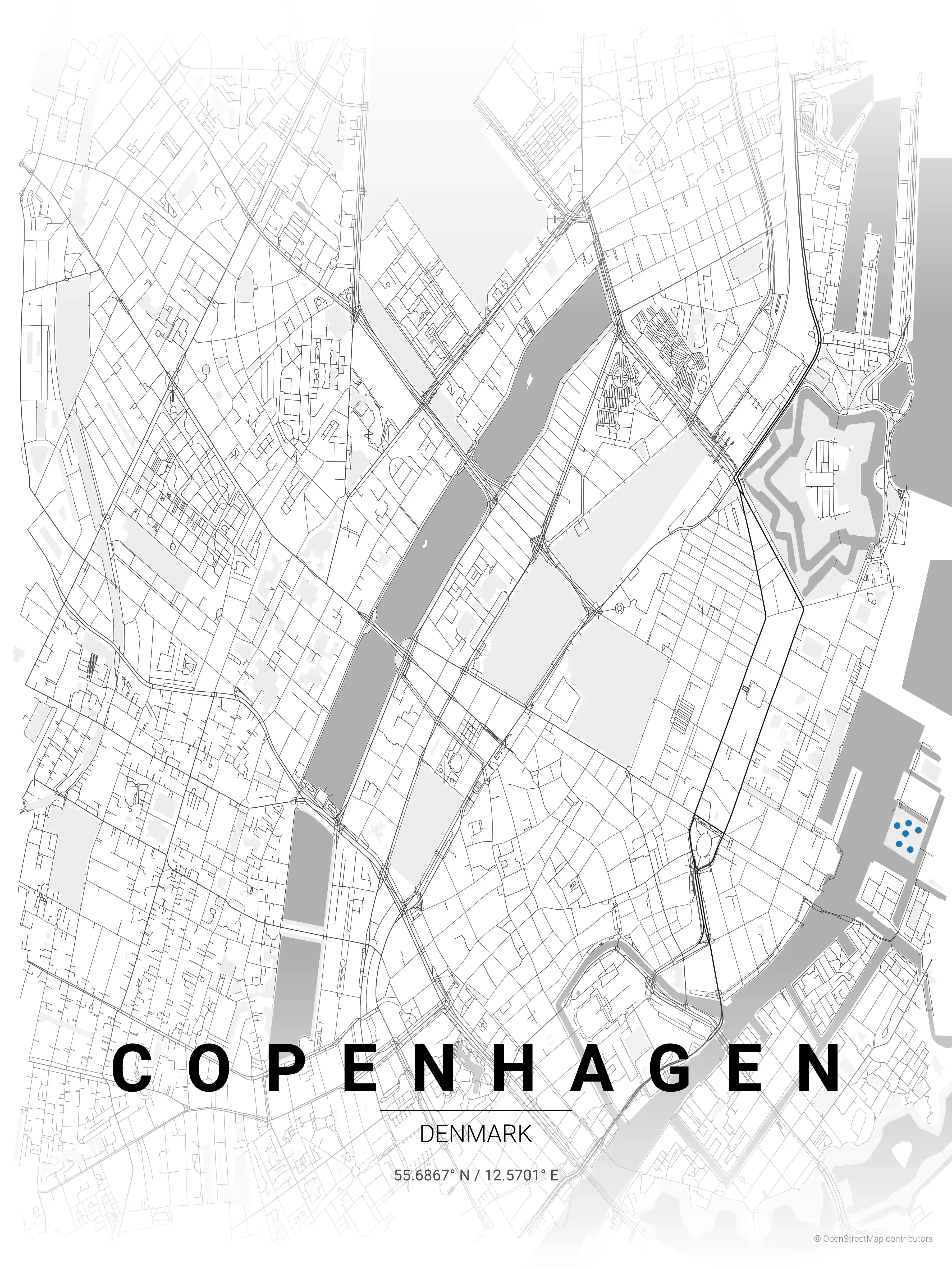 Copenhagen contrast zones map