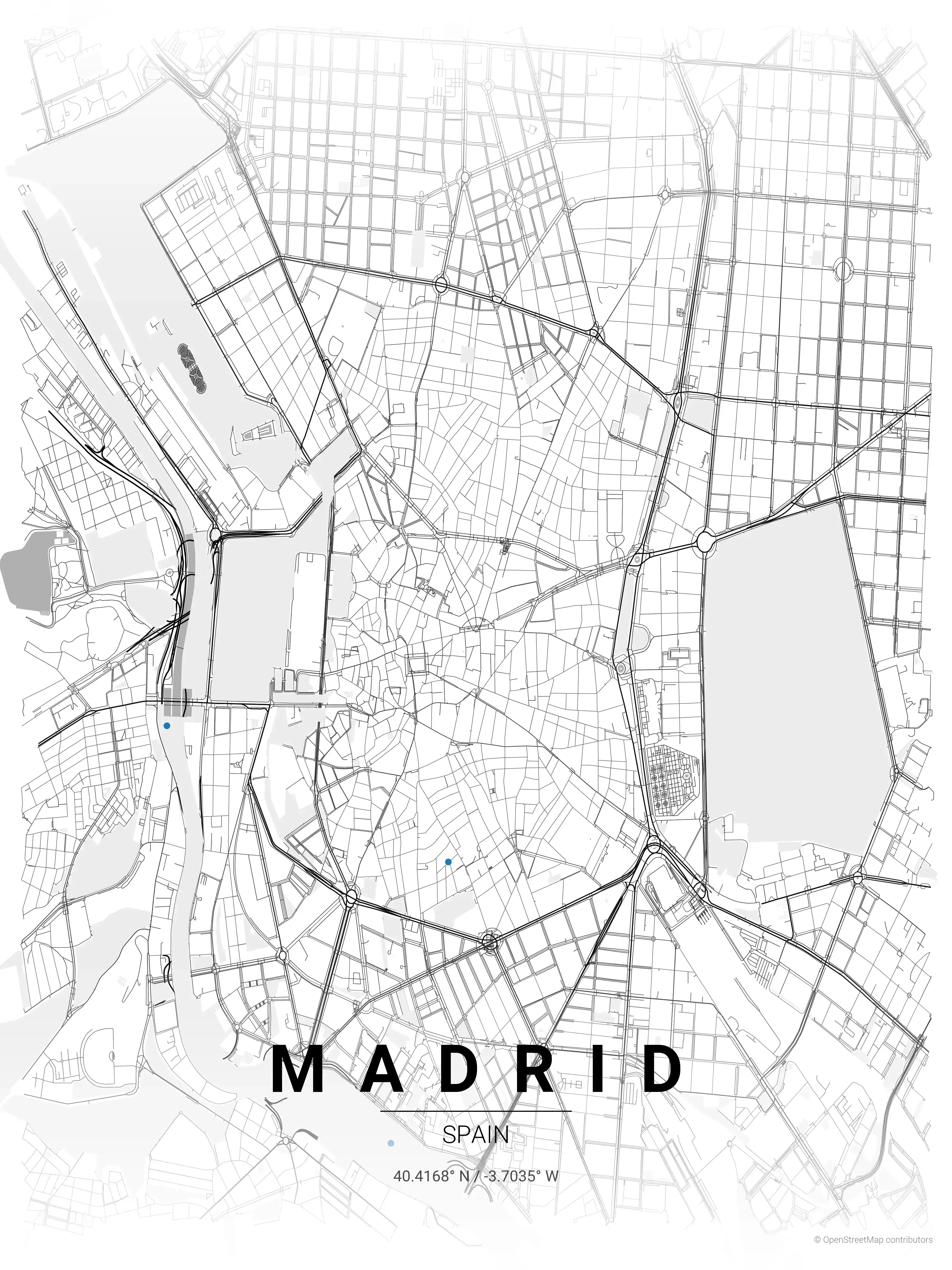 Madrid contrast zones map