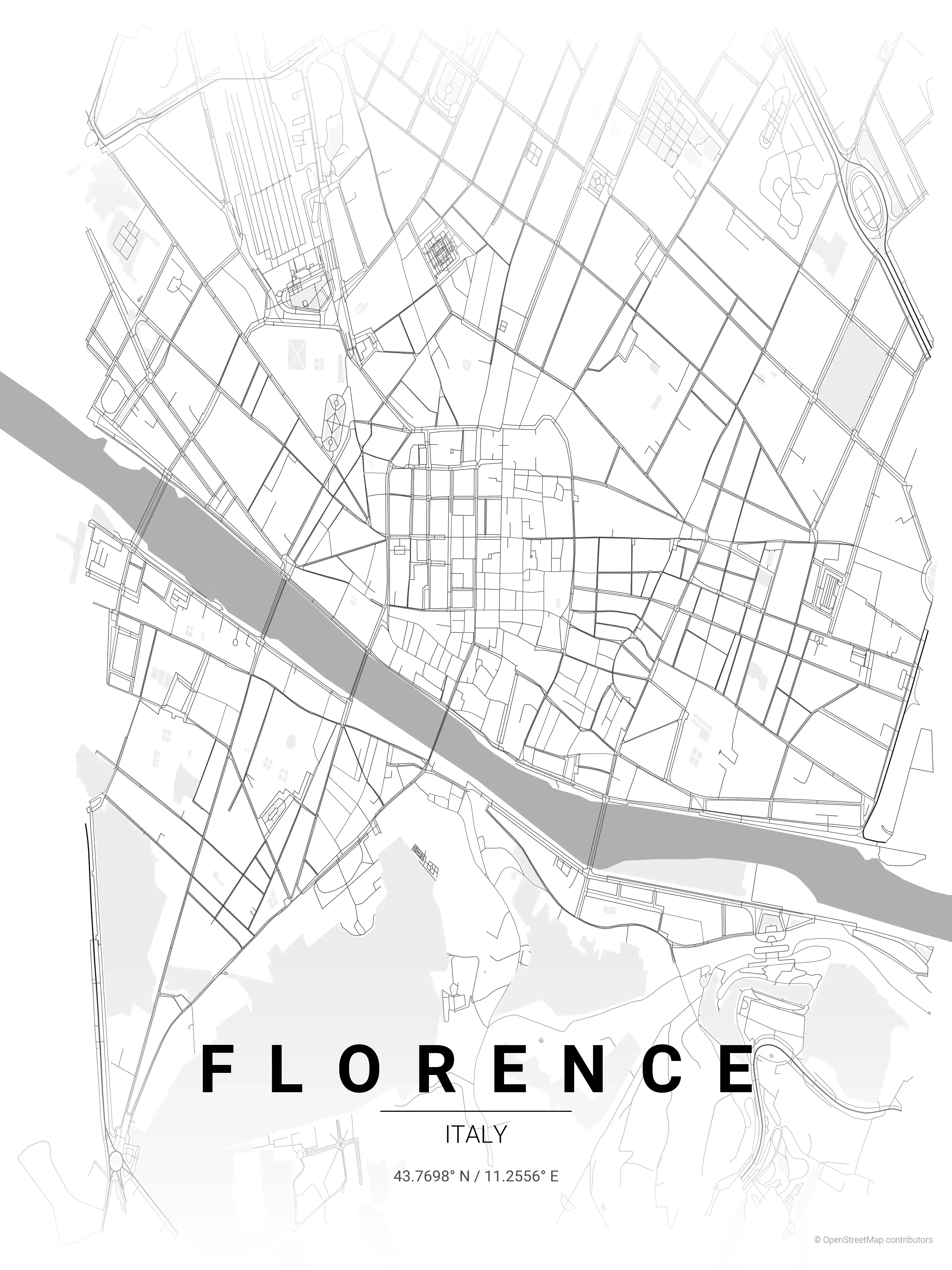 Florence contrast zones map