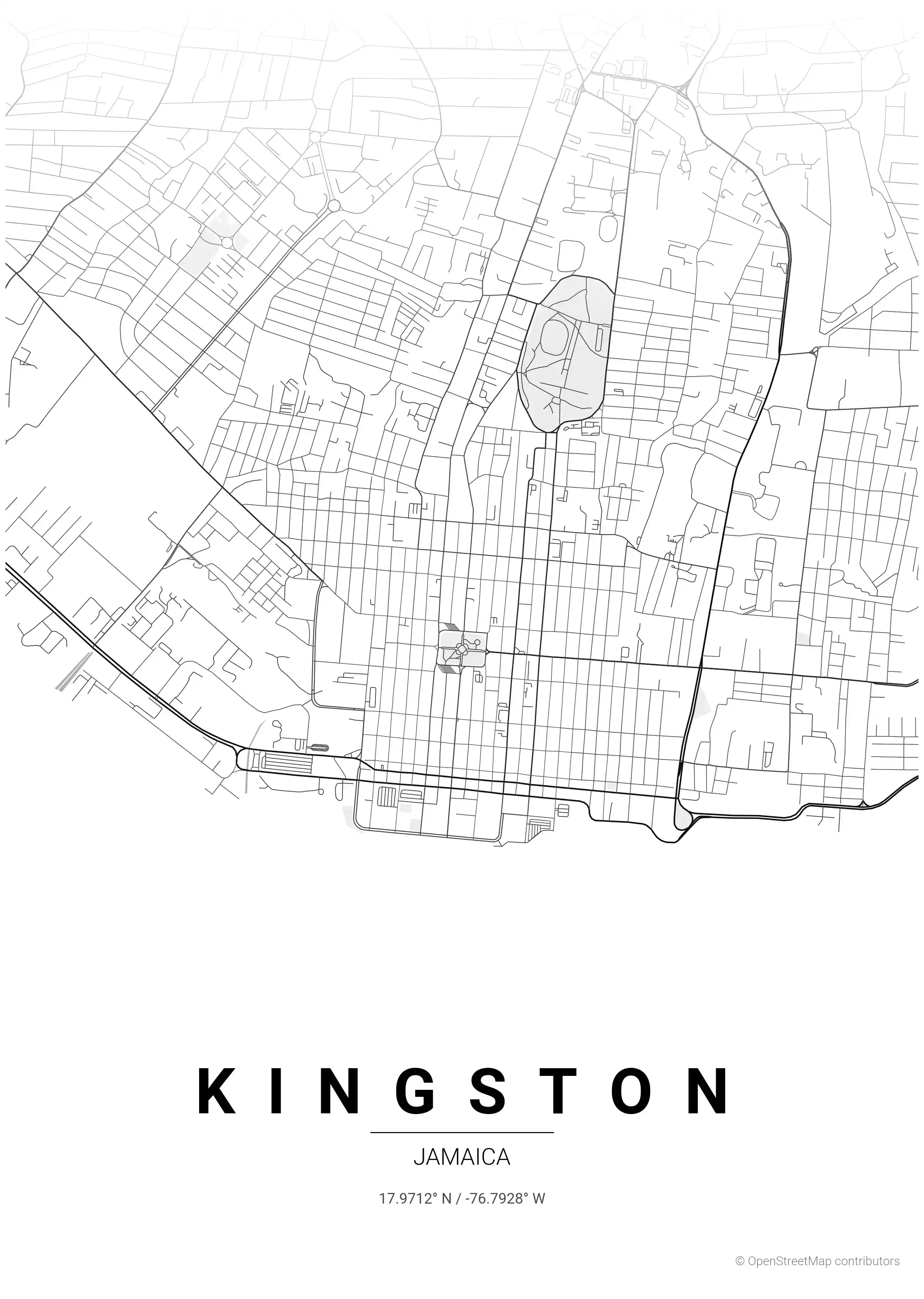 Kingston contrast zones map