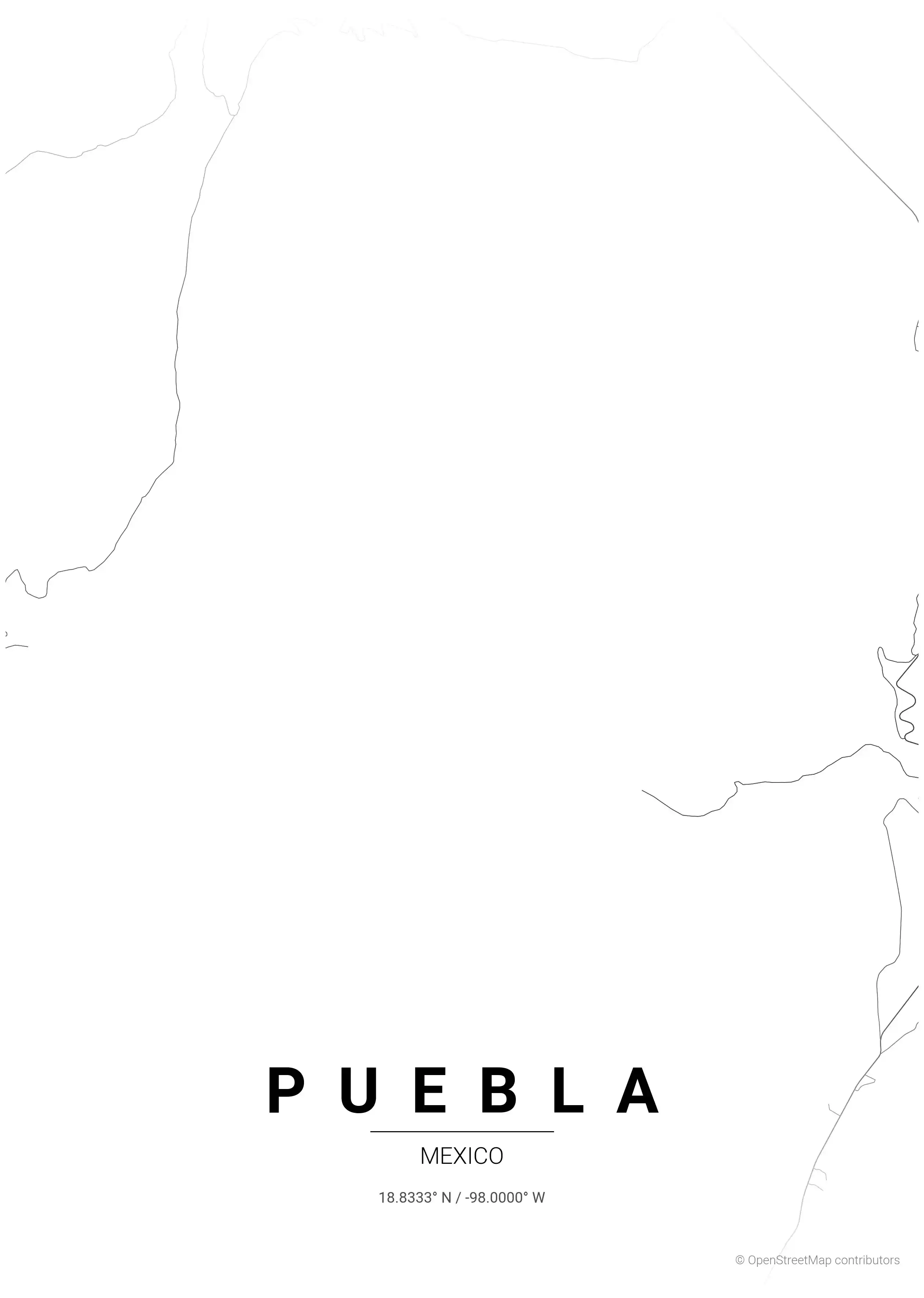 Puebla contrast zones map