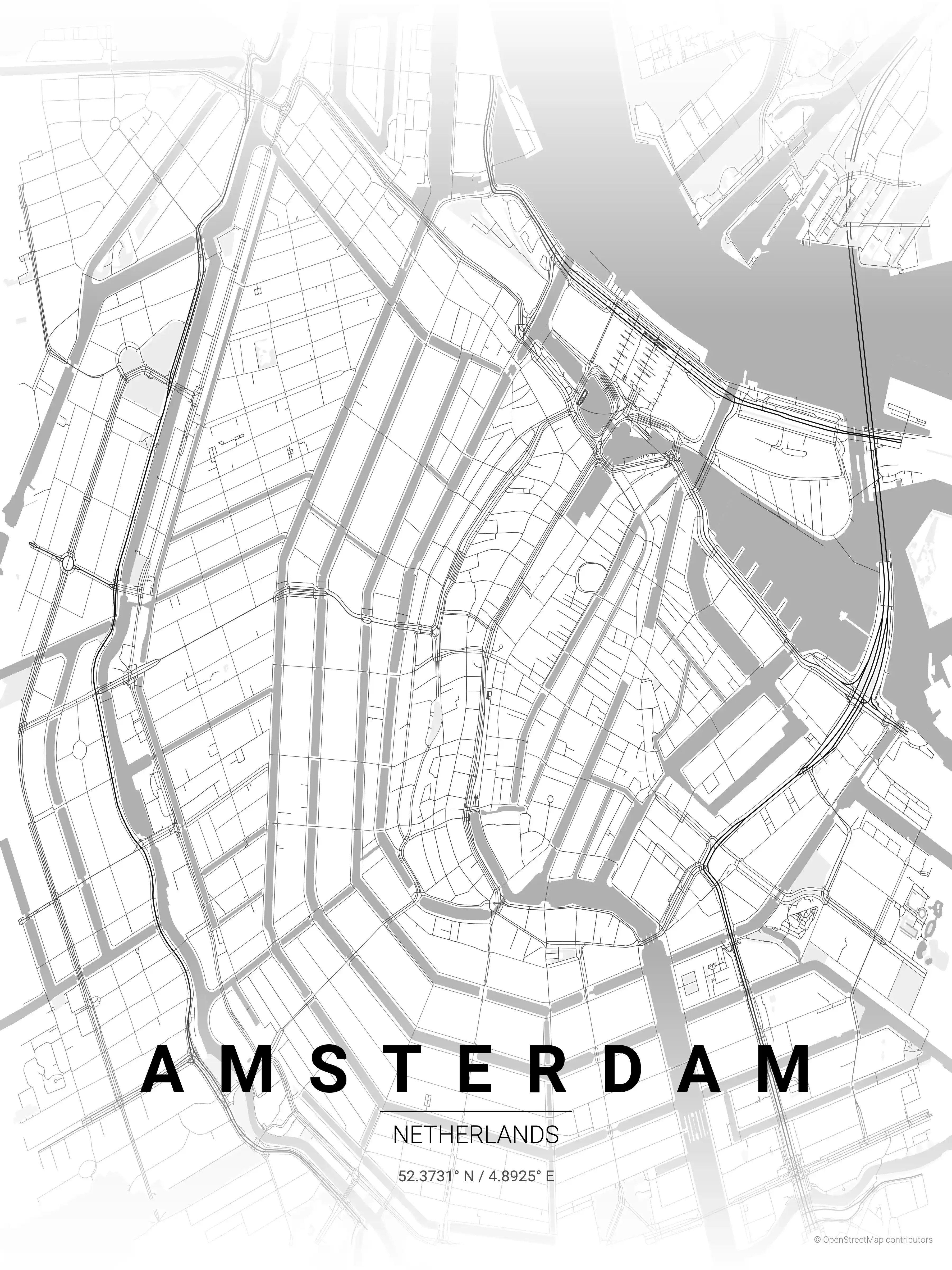 Amsterdam contrast zones map