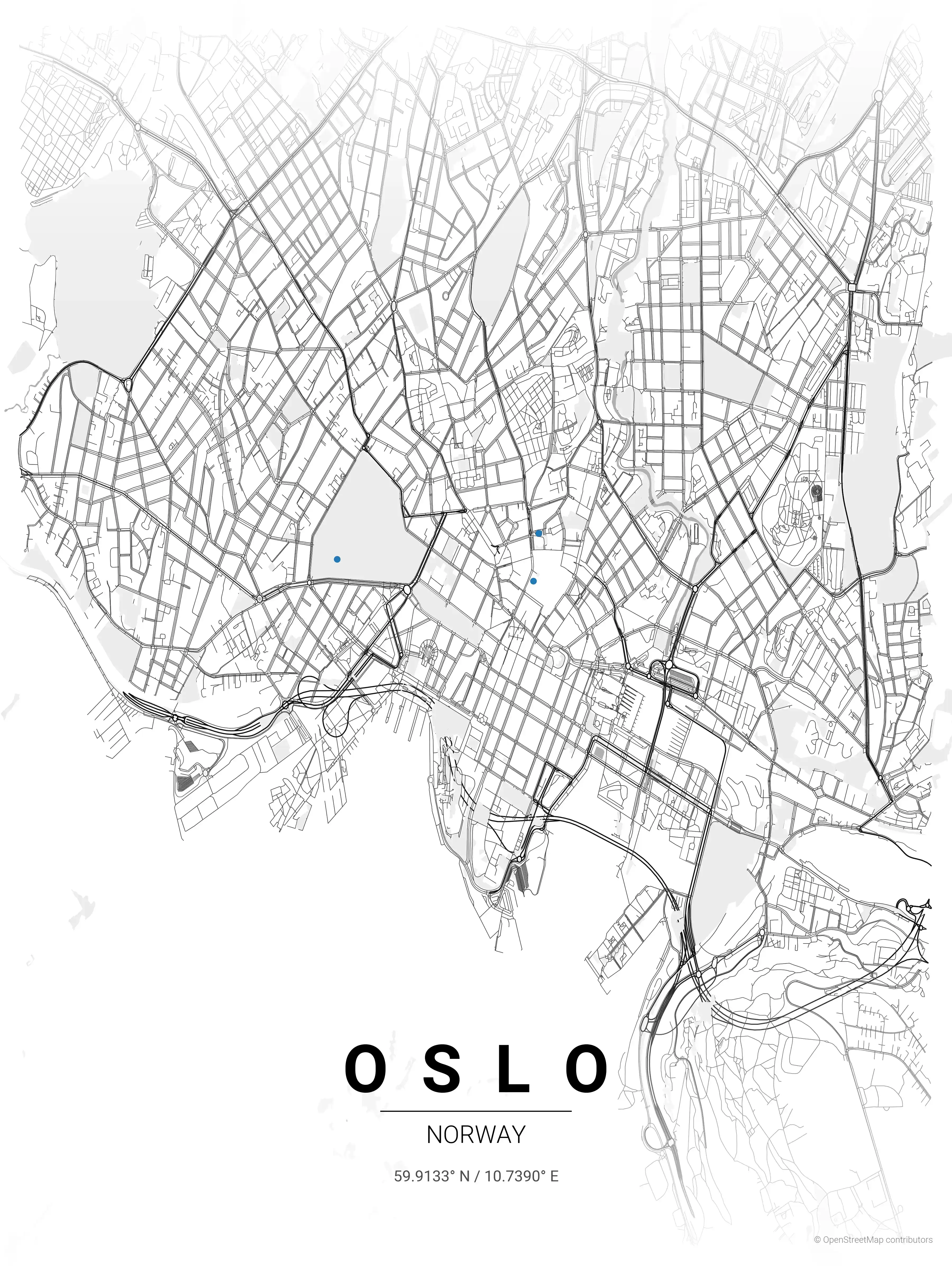Oslo contrast zones map