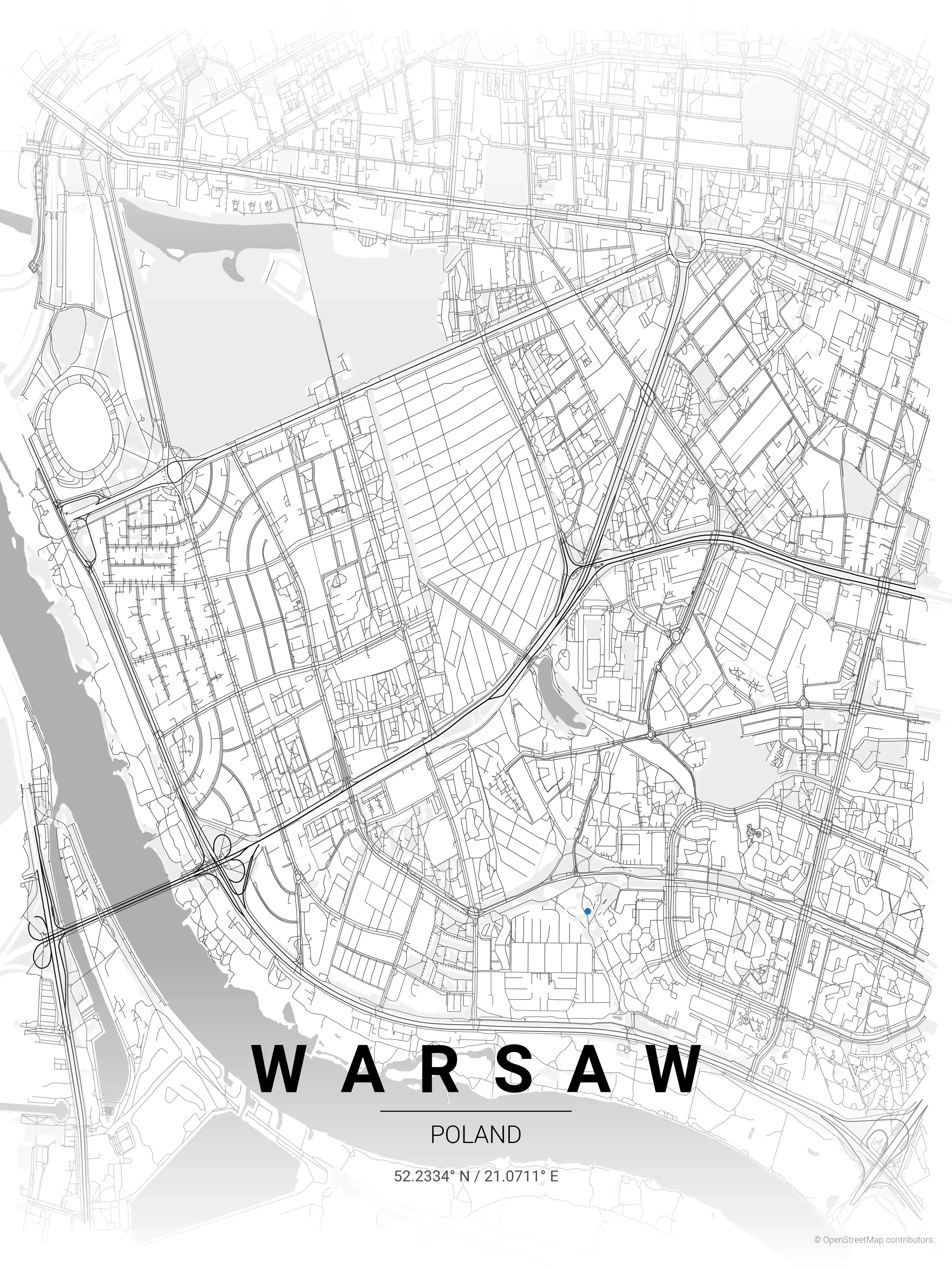 Warsaw contrast zones map