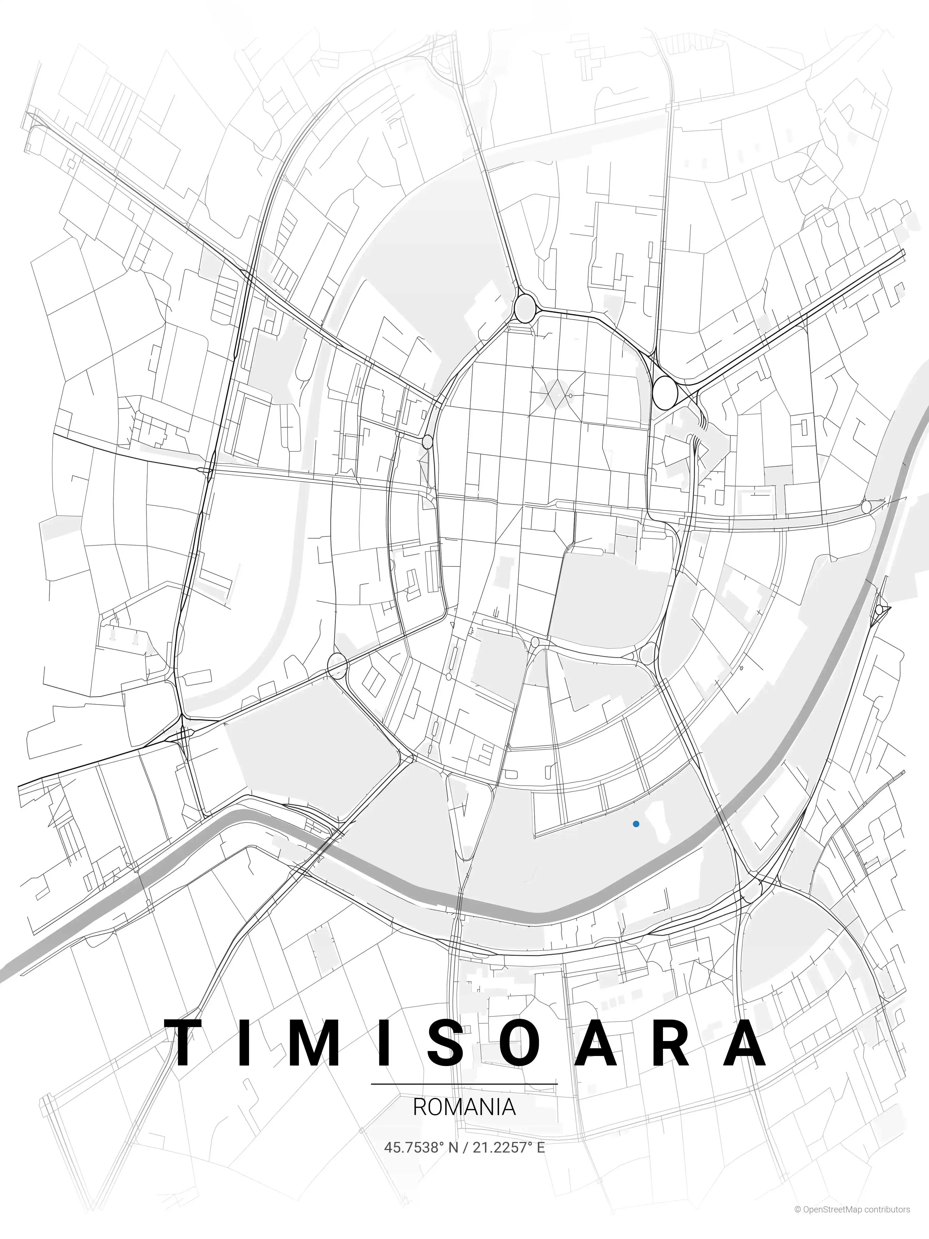 Timisoara contrast zones map