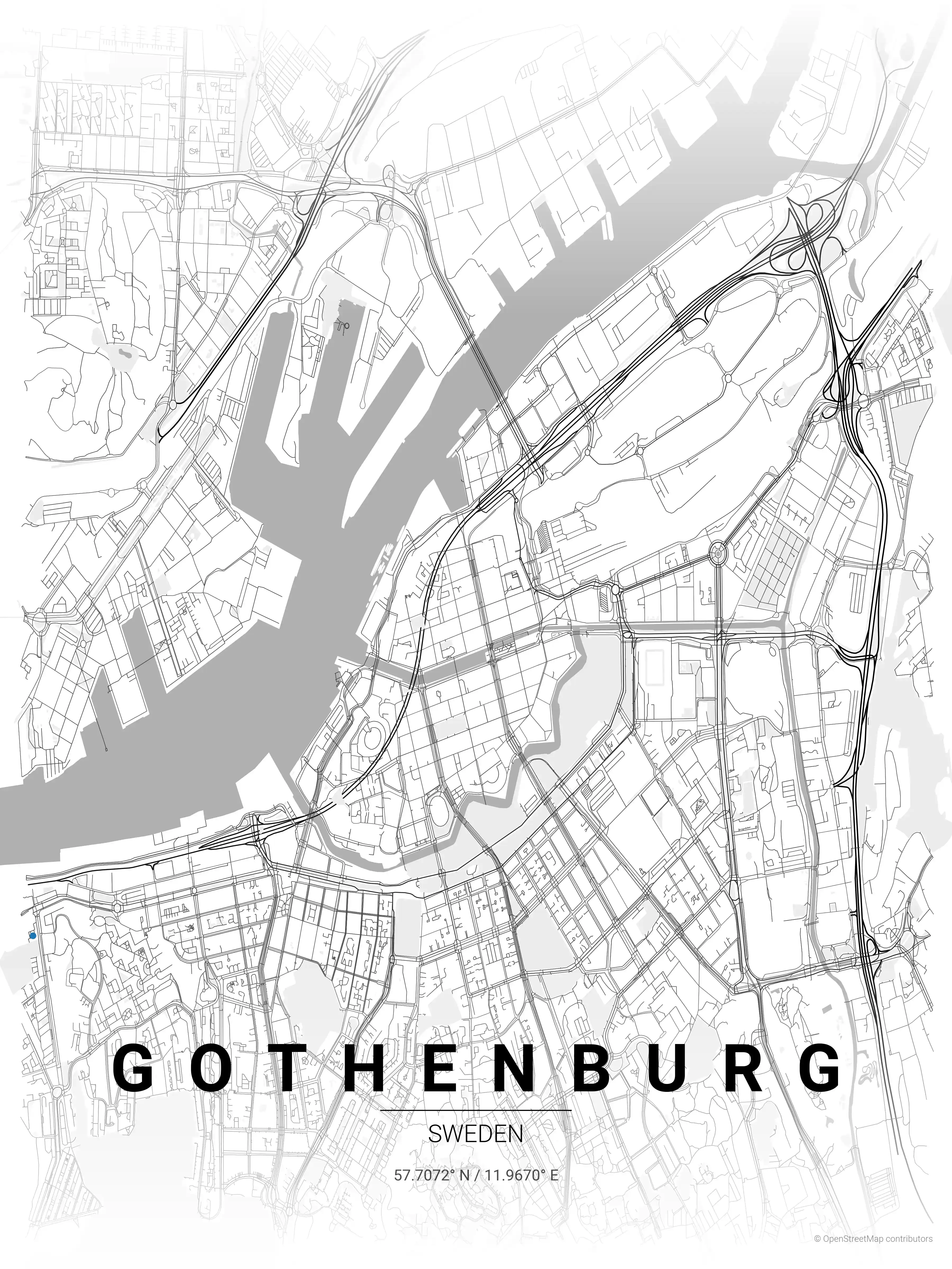 Gothenburg contrast zones map