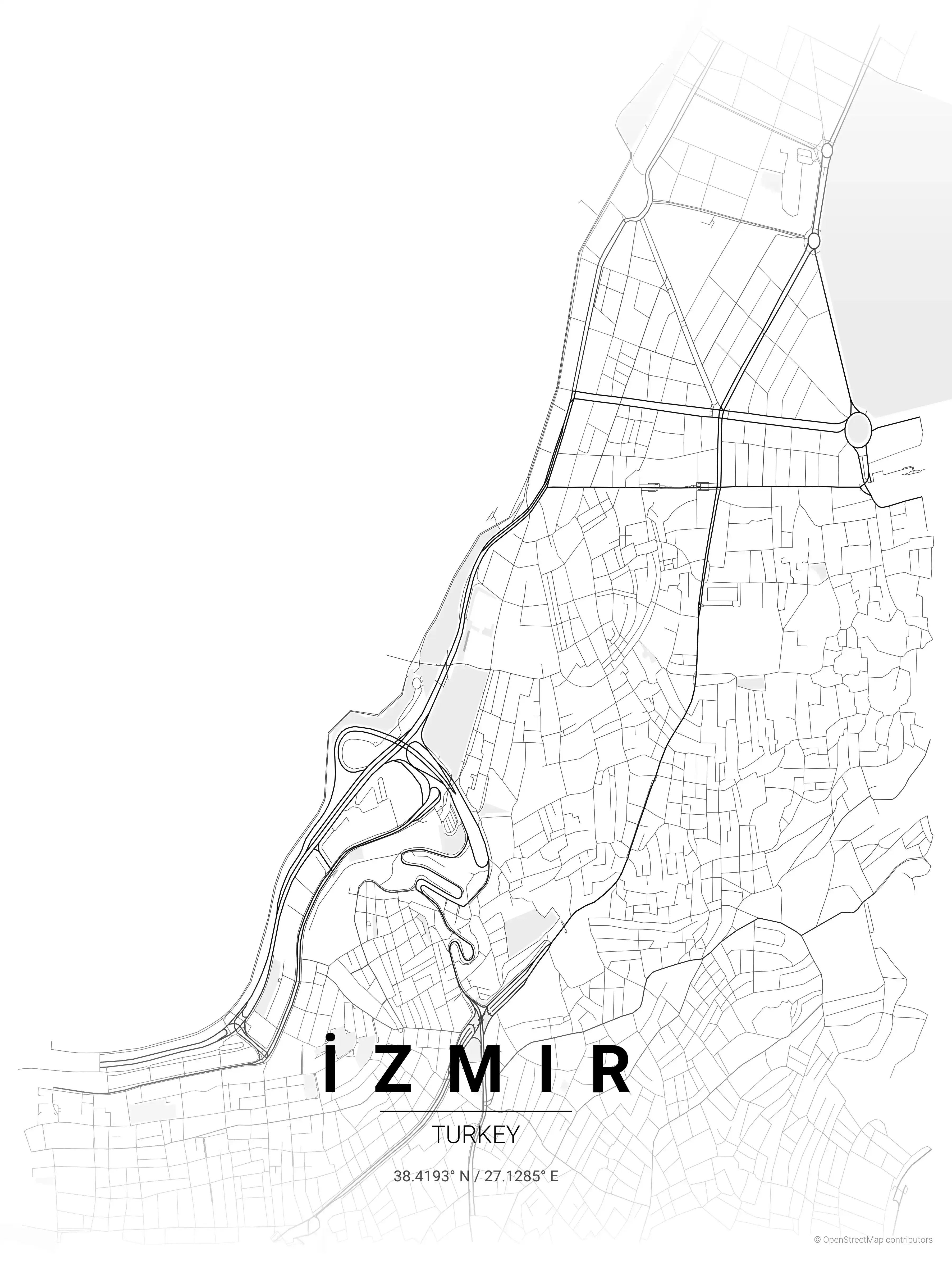 İzmir contrast zones map