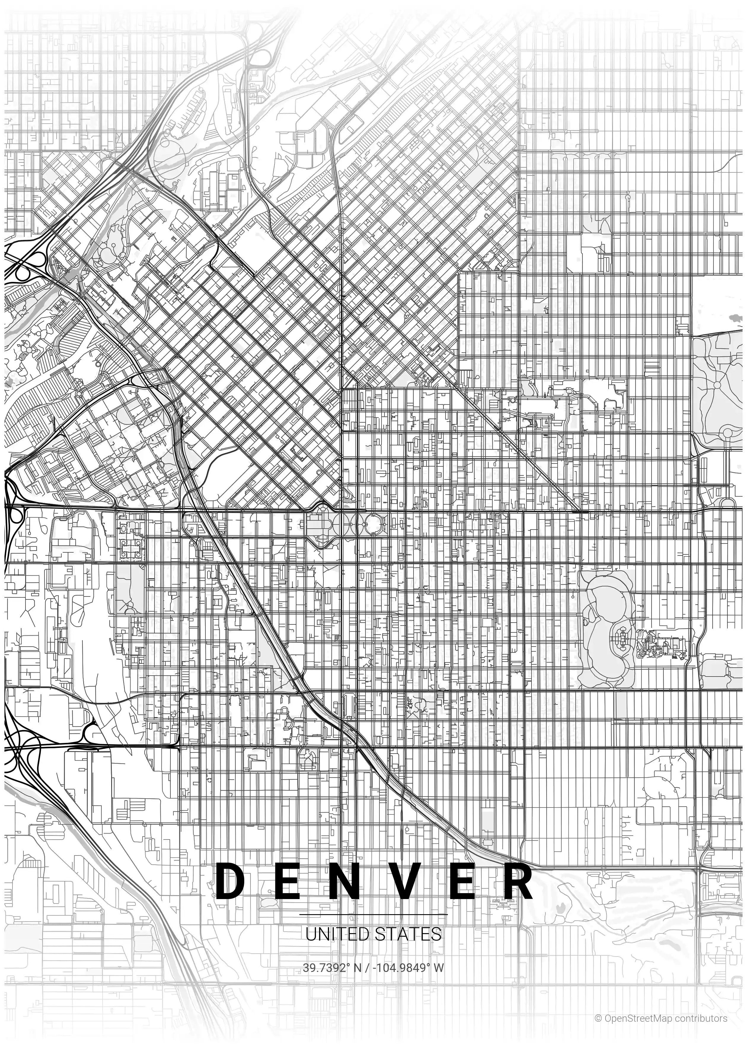 Denver contrast zones map
