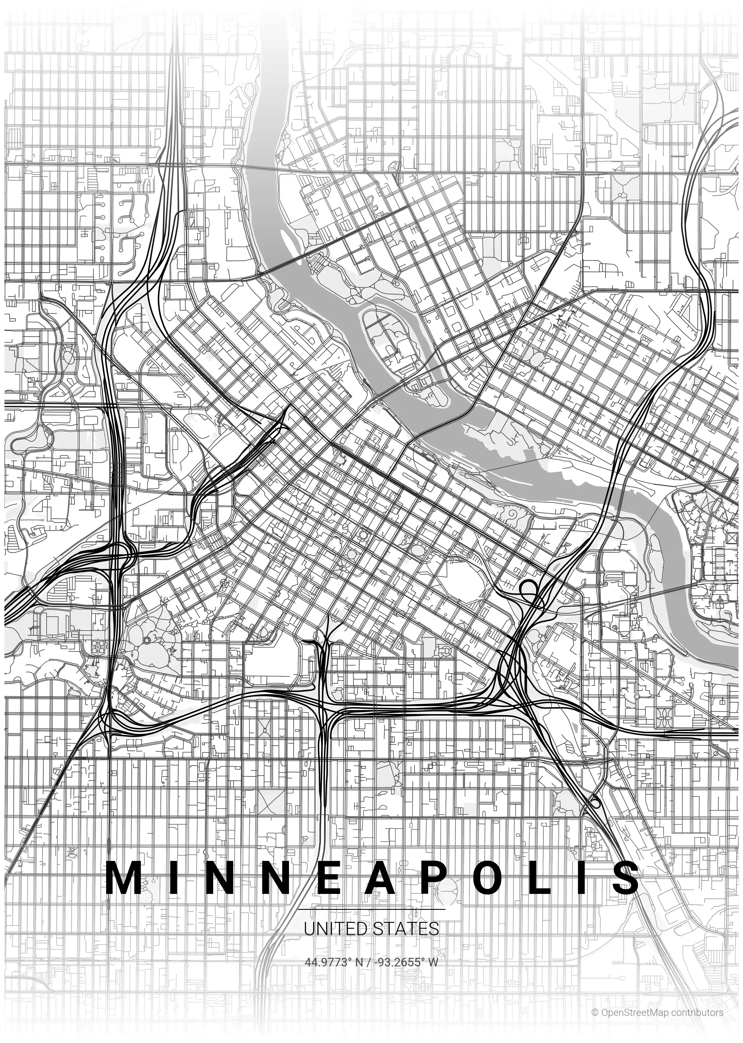 Minneapolis contrast zones map