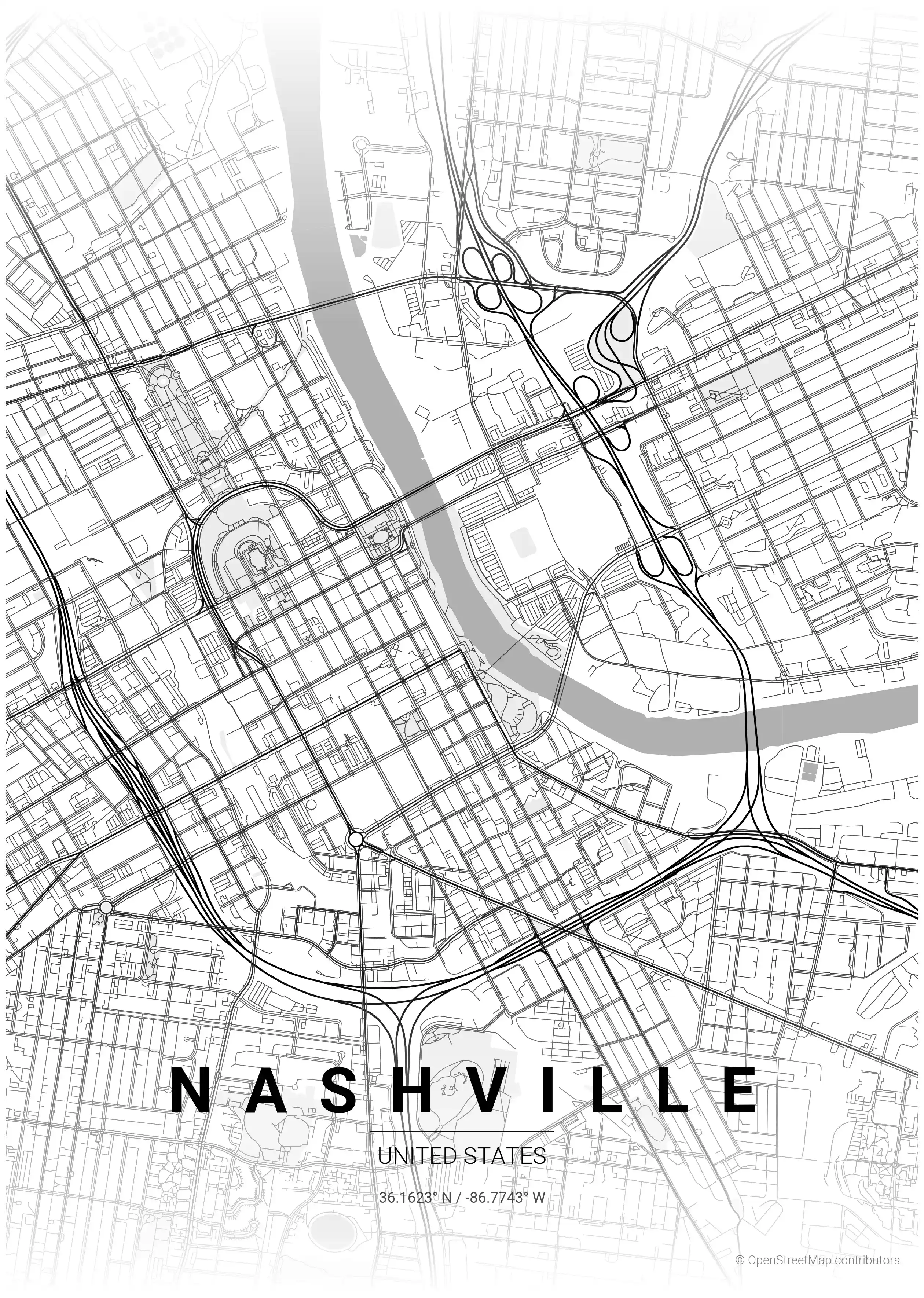 Nashville contrast zones map