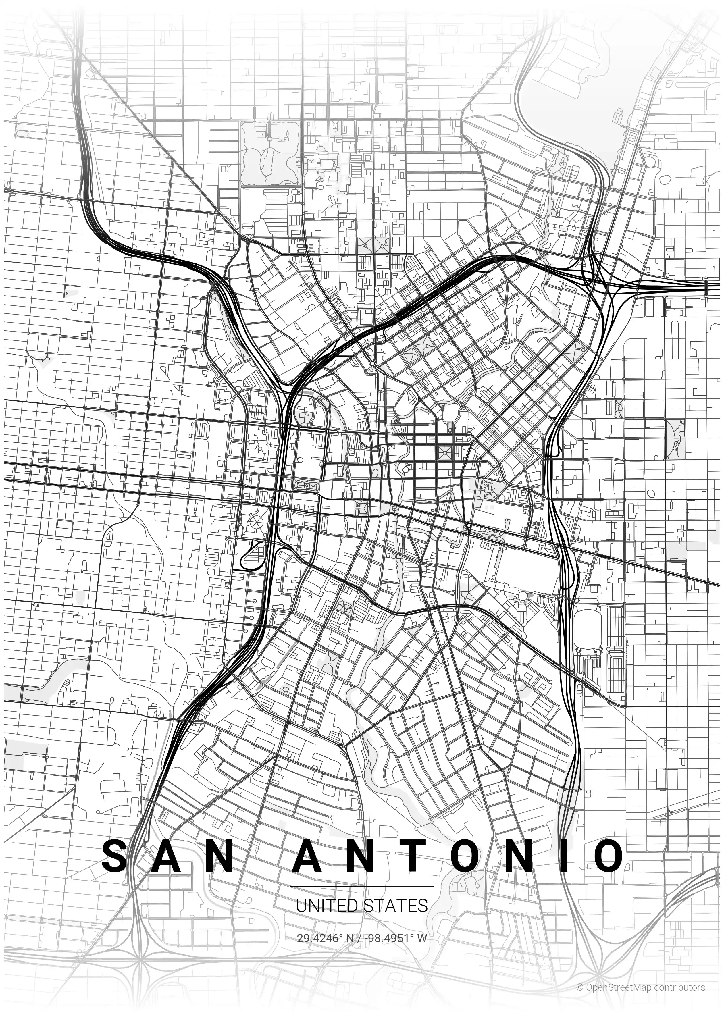 San Antonio contrast zones map