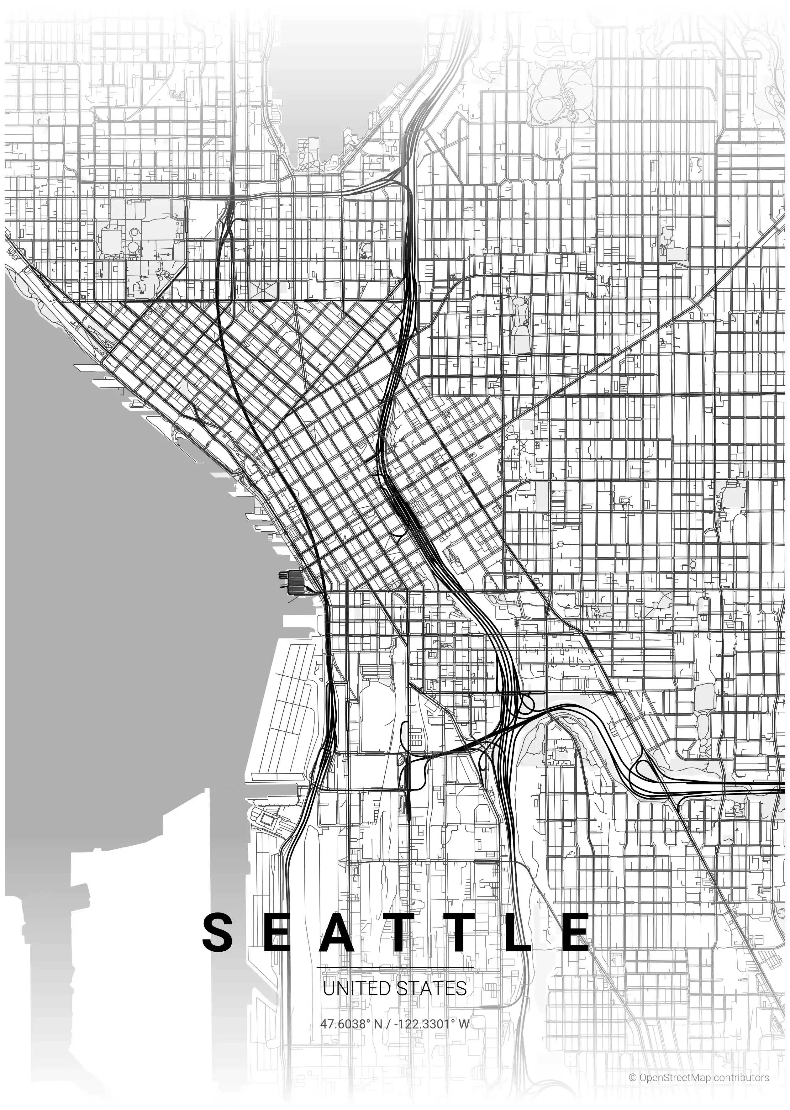 Seattle contrast zones map