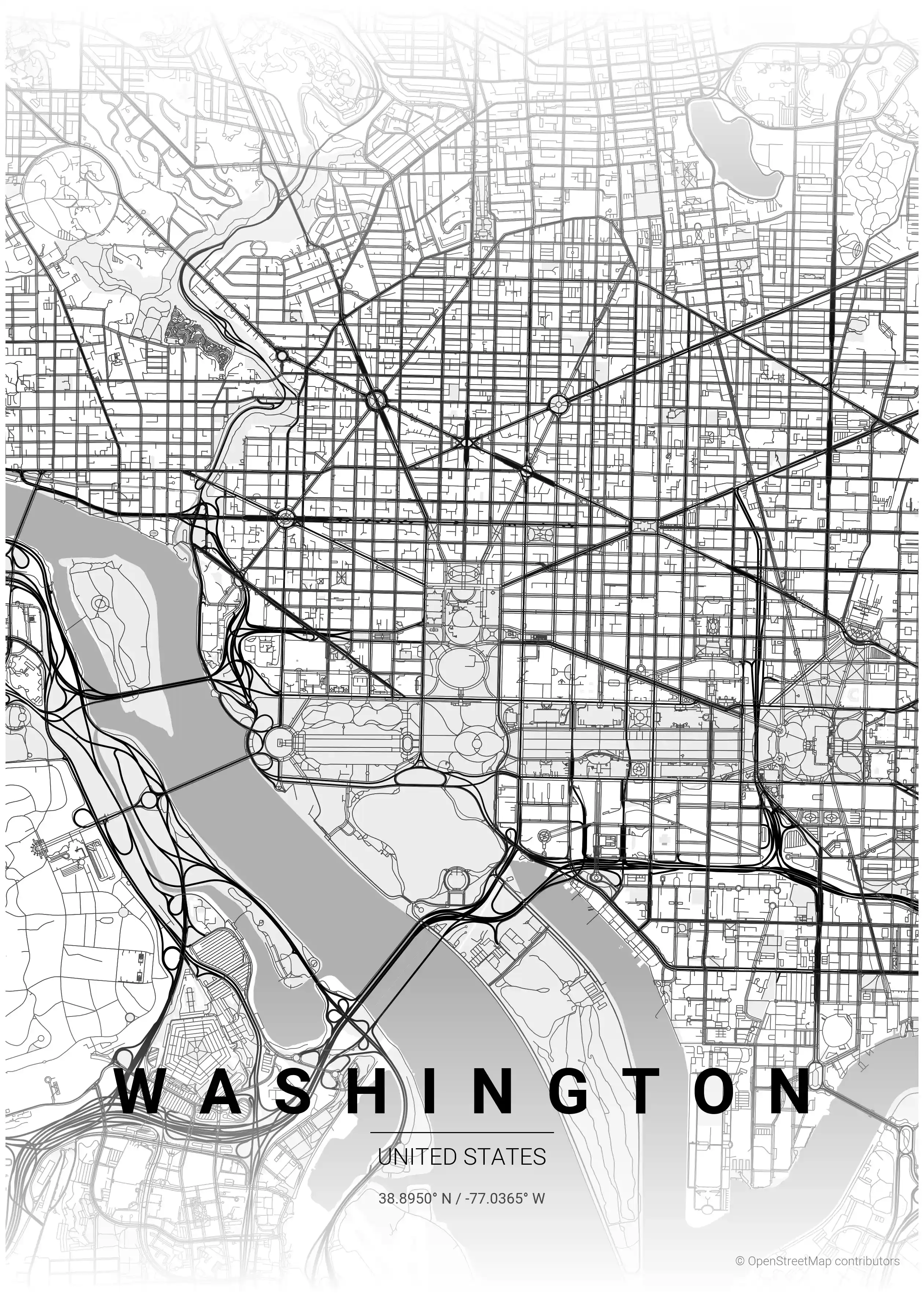 Washington contrast zones map